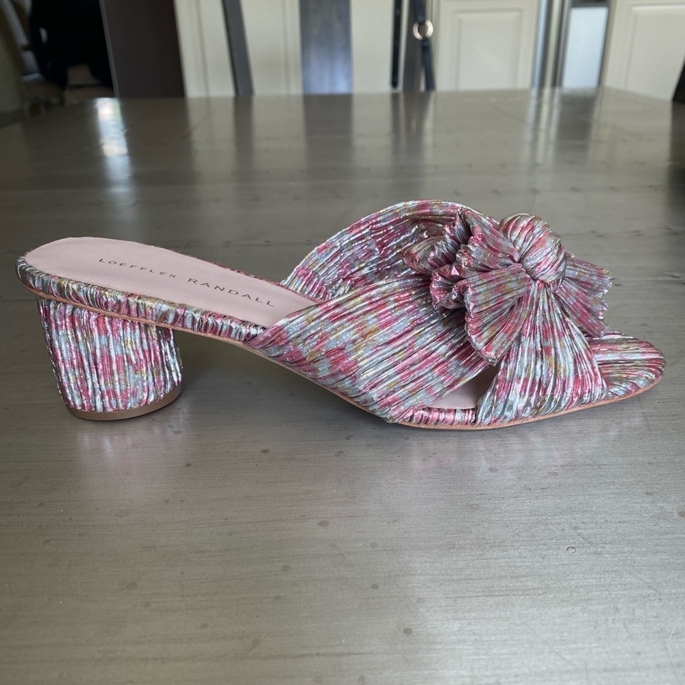 Preowned Loeffler Randall Multicolor Heels sz 8.5